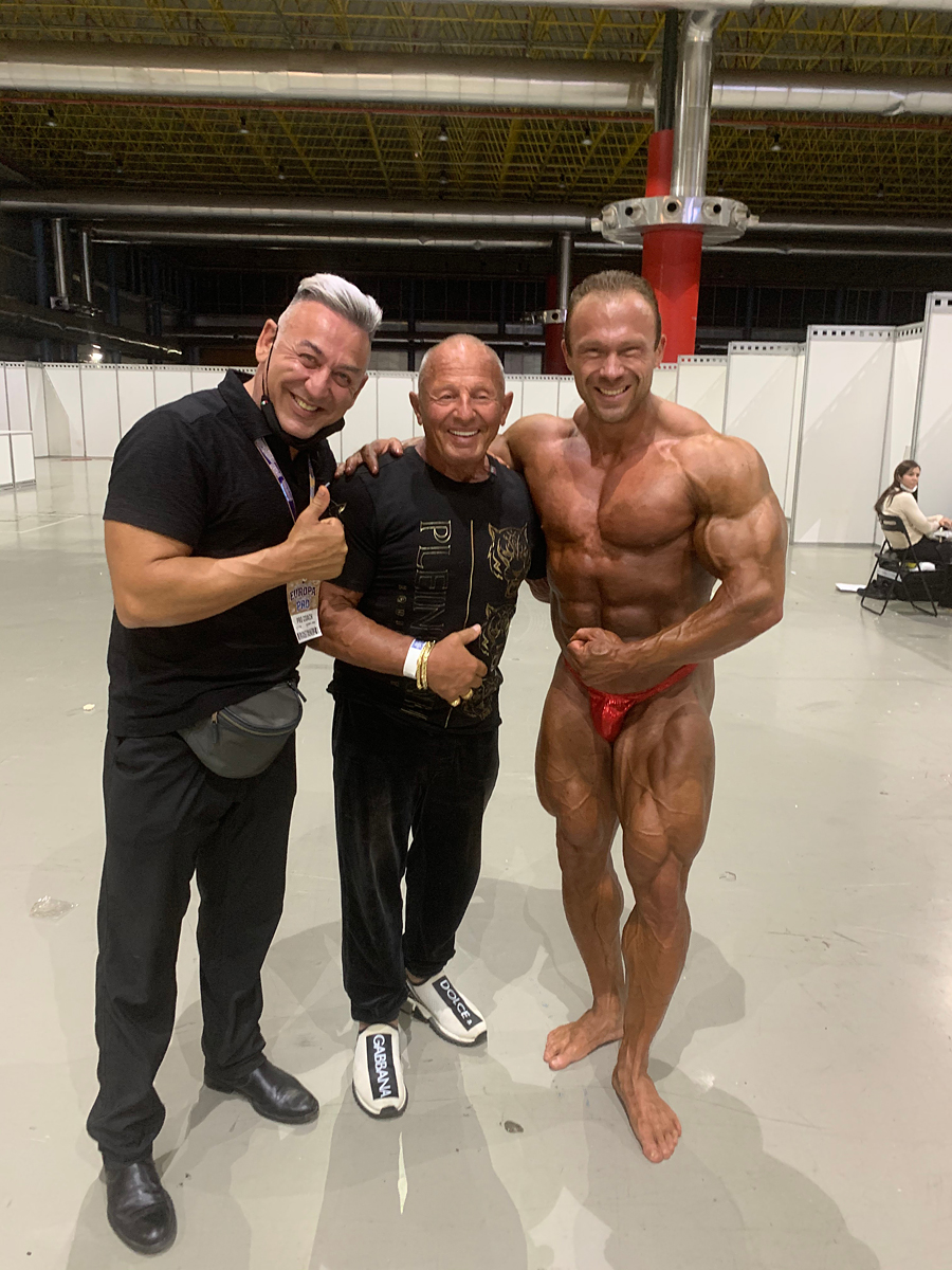 Prezident NABBA/WFF Italia Giuseppe DIsanto, John Citrone, Slavoj Bedn��