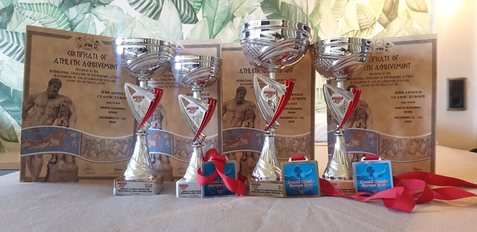 Trofeje Richarda B�l�ka z Arnold Classic Europe 2020