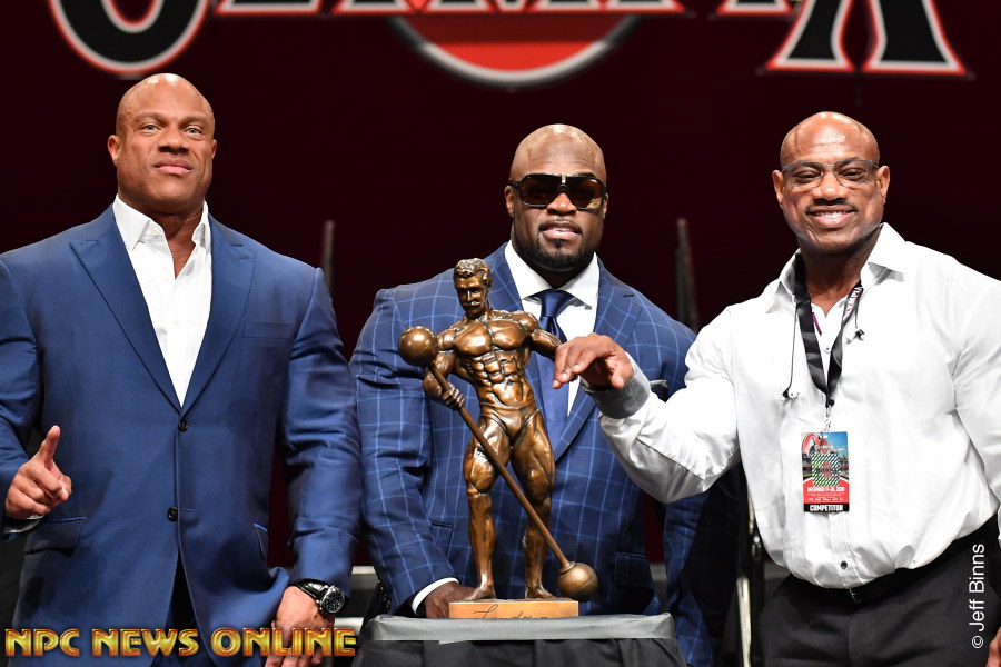 Phil Heath, Brandon Curry a Dexter Jackson�