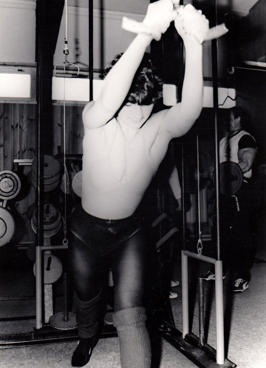 Diana Ebermannov� v p��prav� na GP Sandow 1983