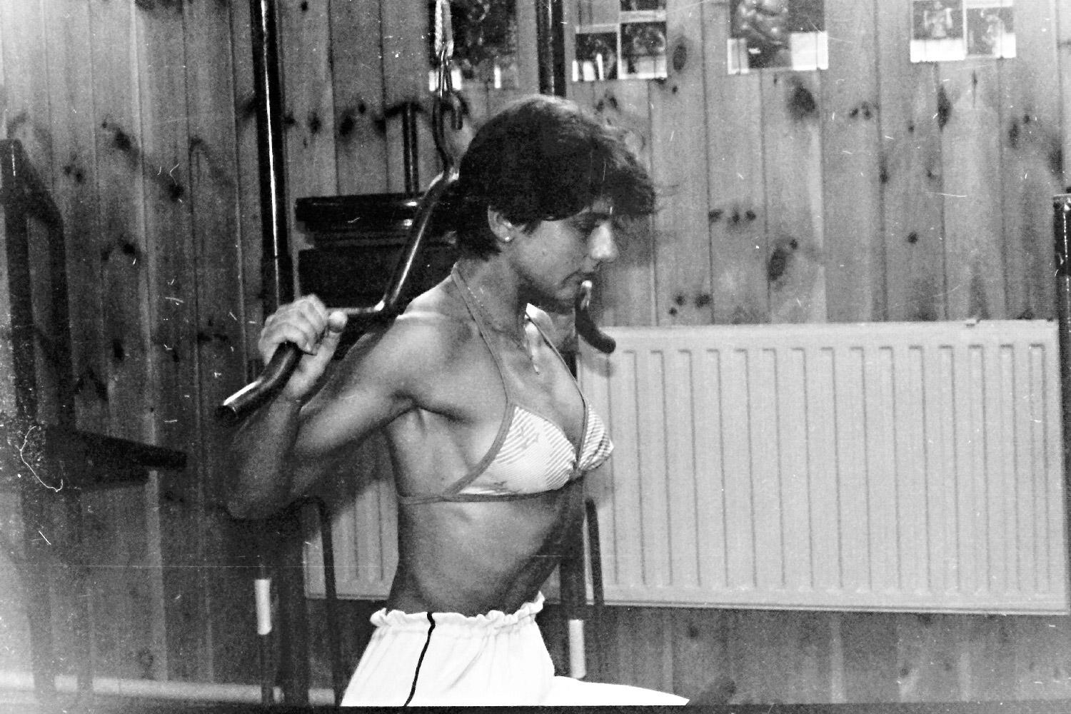 Diana Ebermannov� v p��prav� na GP Sandow 1983
