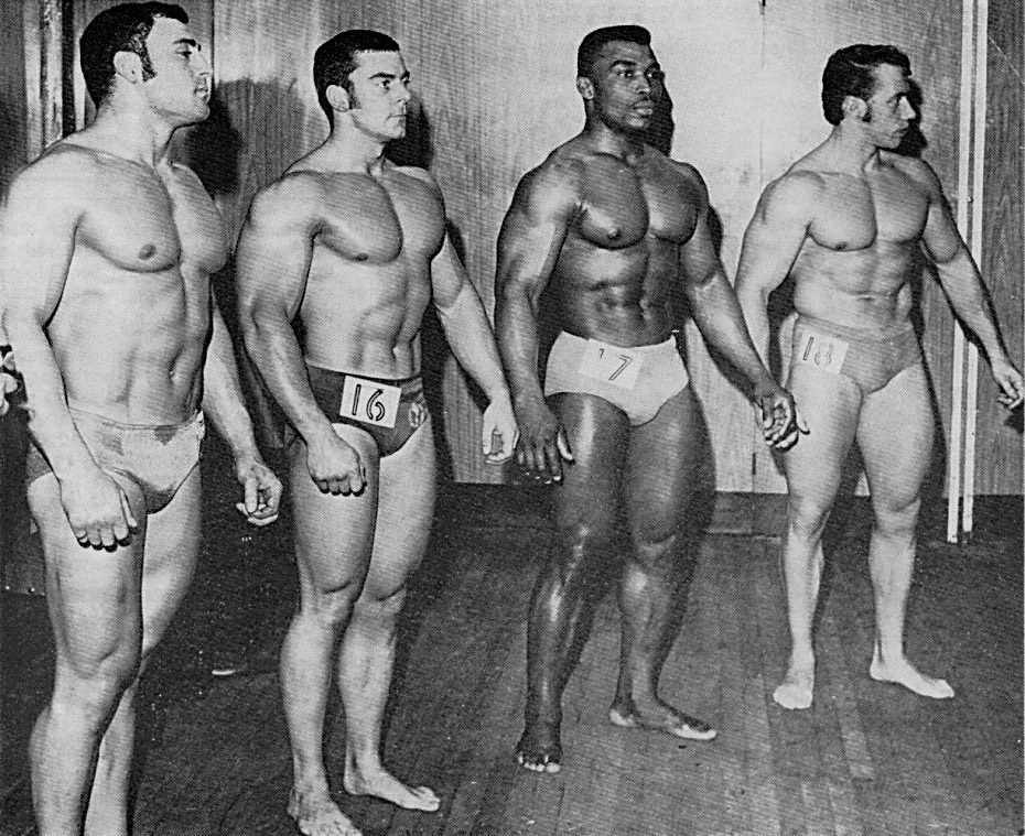 Ehrling Wahlgren na NABBA Mr. Universe 1970 (vpravo)