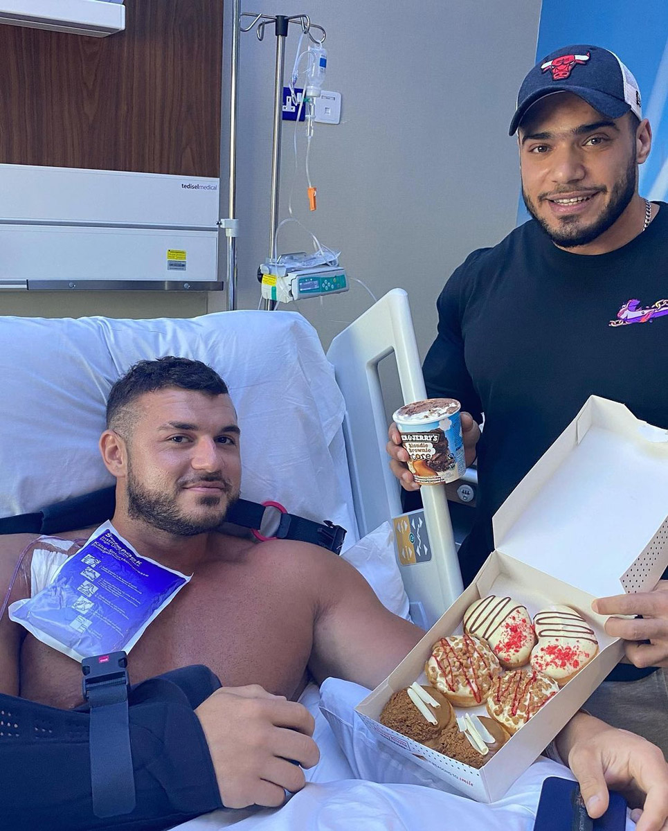 Ryan Crowley po operaci