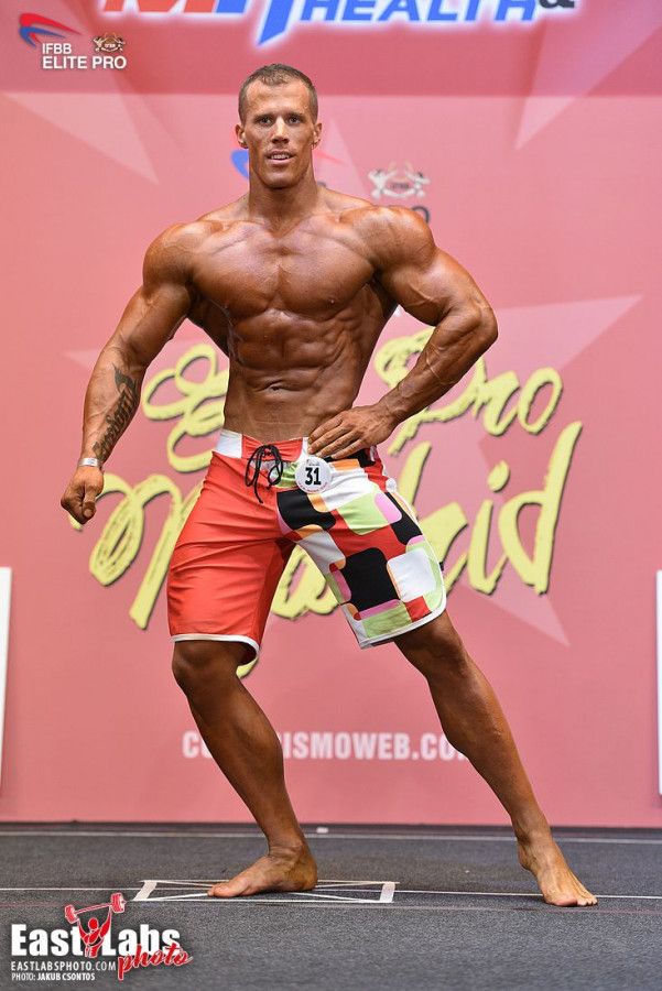 Patrik Her�z�k na IFBB Elite Pro Madrid 2019 (foto: Jakub Csontoss / Eastlabs.sk)