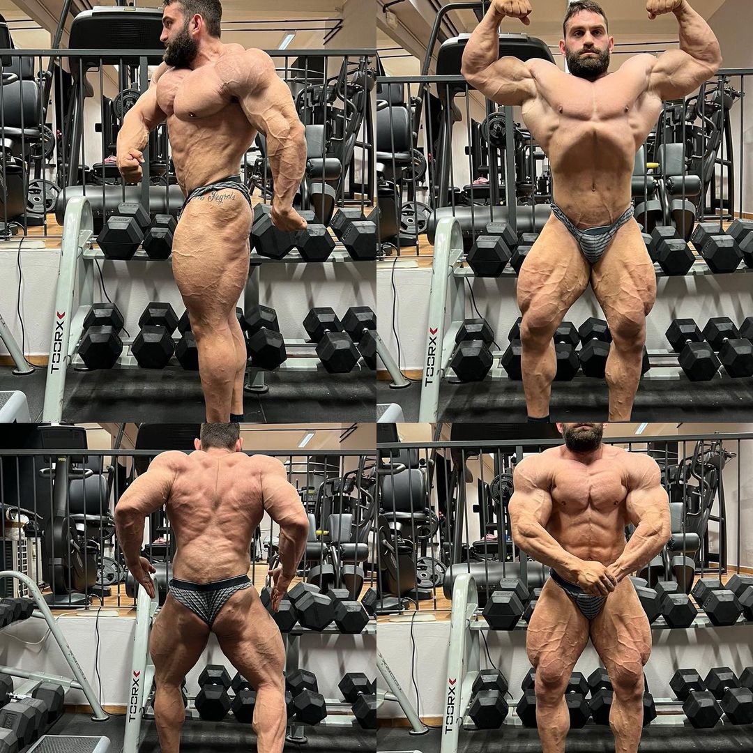 Roberto Buonomo 2,5 t�dne p�ed Mr. Big Evolution Pro 2022 p�i hmotnosti 116,5 kg