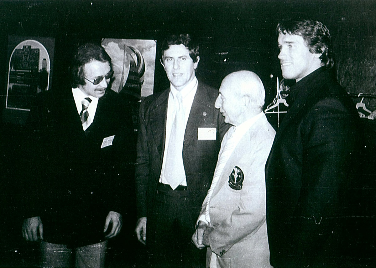 Albert Busek, Alexander Ba�insk�, Oscar State a Arnold Schwarzenegger