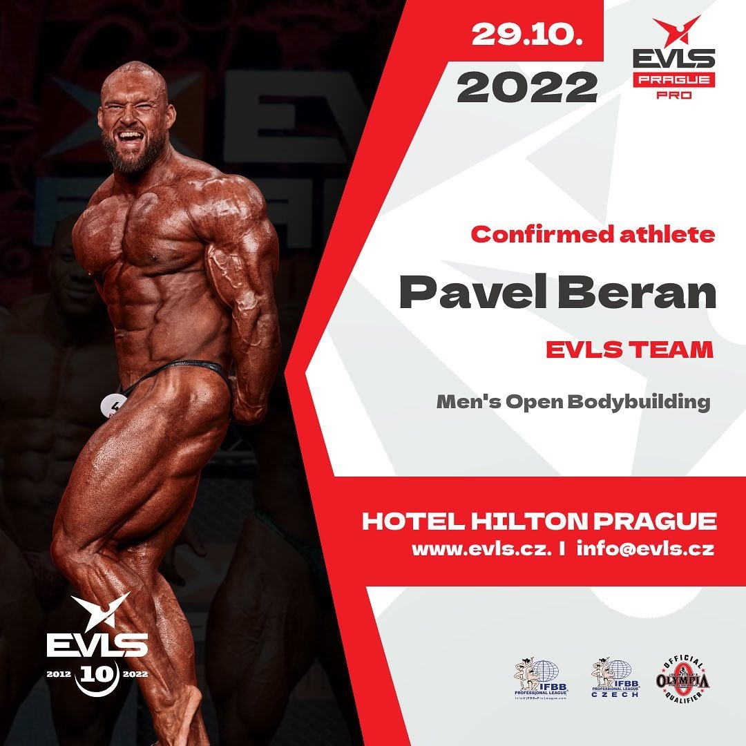 Infografika k potvrzen� ��asti Pavla Berana na EVLS Prague Pro 2022��