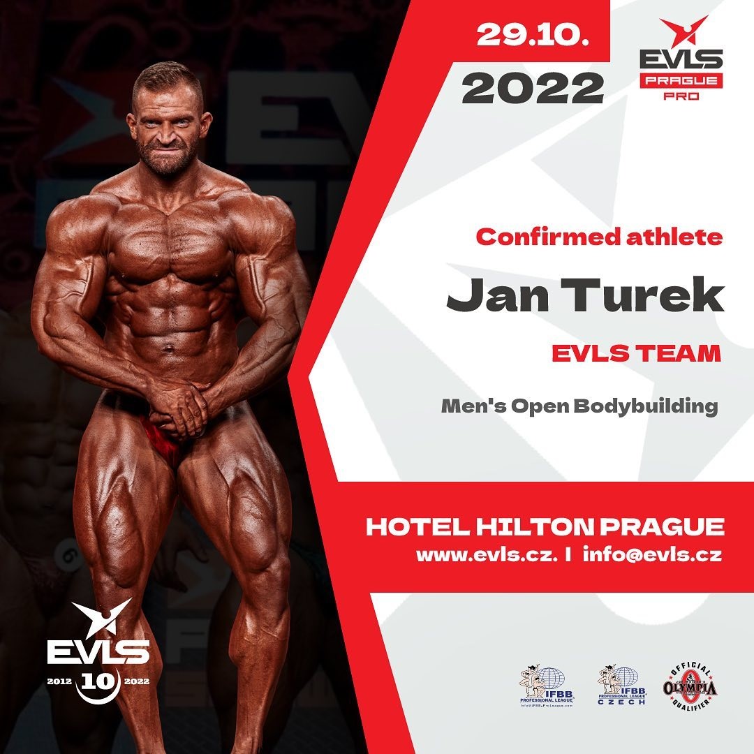 Infografika k potvrzen� ��asti Jana Turka na EVLS Prague Pro 2022��