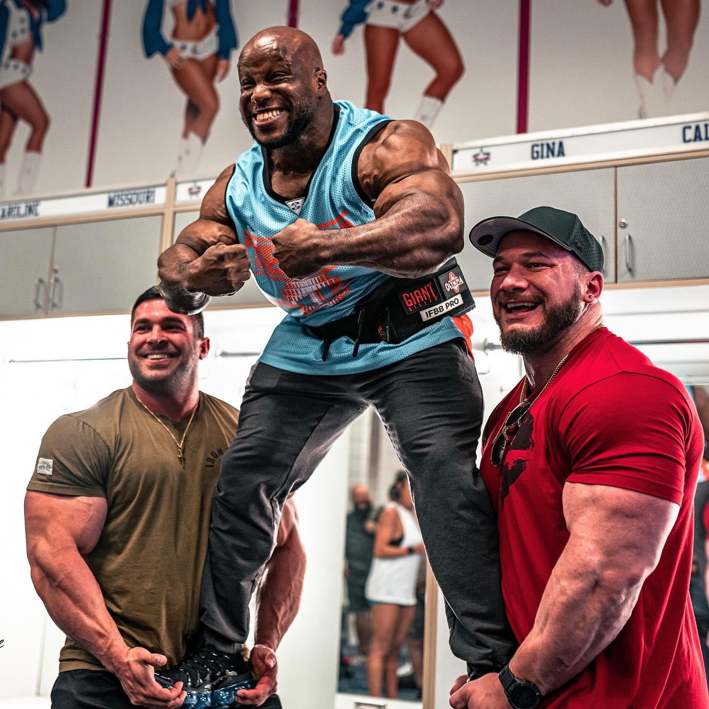 Derek Lunsford, Shaun Clarida, Hunter Labrada