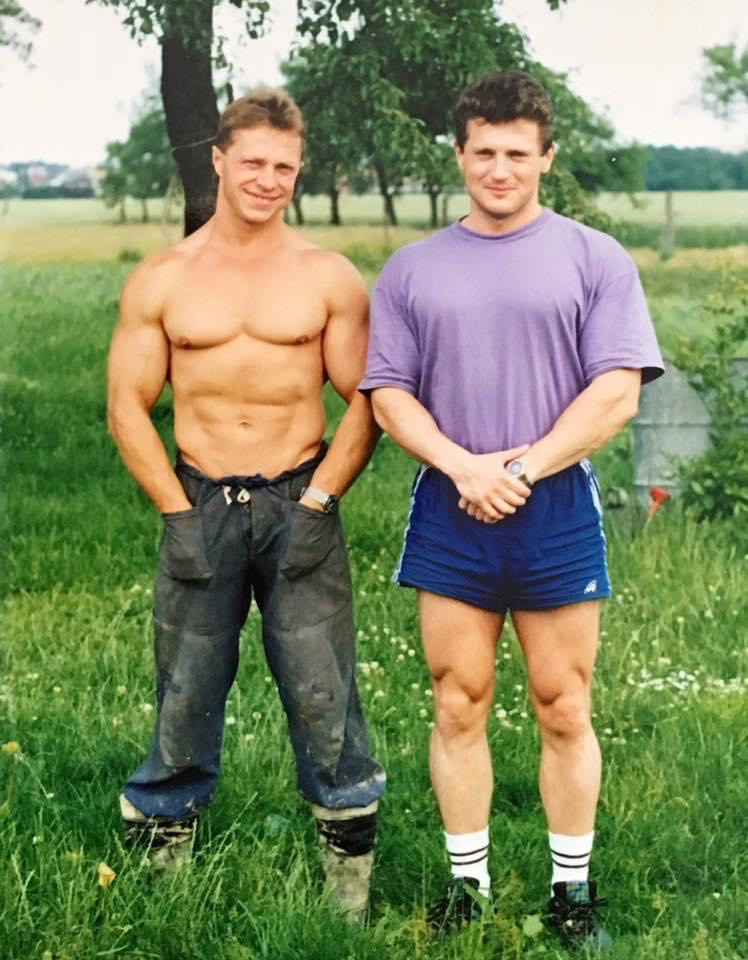 Julius �afr na zahrad� u Miroslava Jastrzebsk�ho (1992)