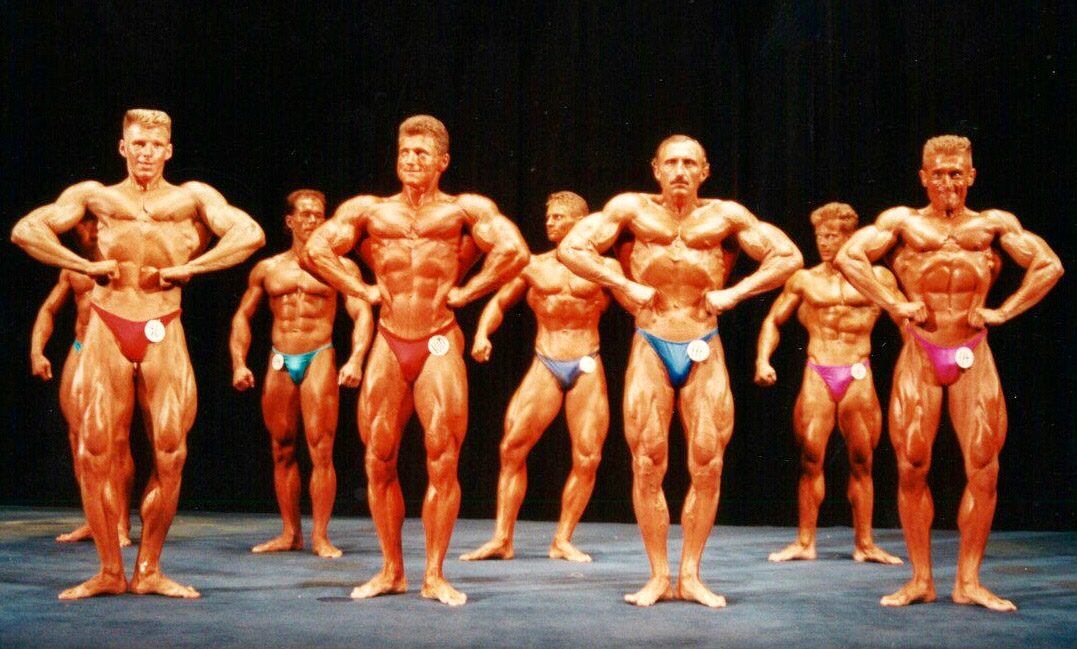 Mistrovstv� �ech 1994, Julius �afr v�t�z kategorie do 80 kg (druh� zleva)