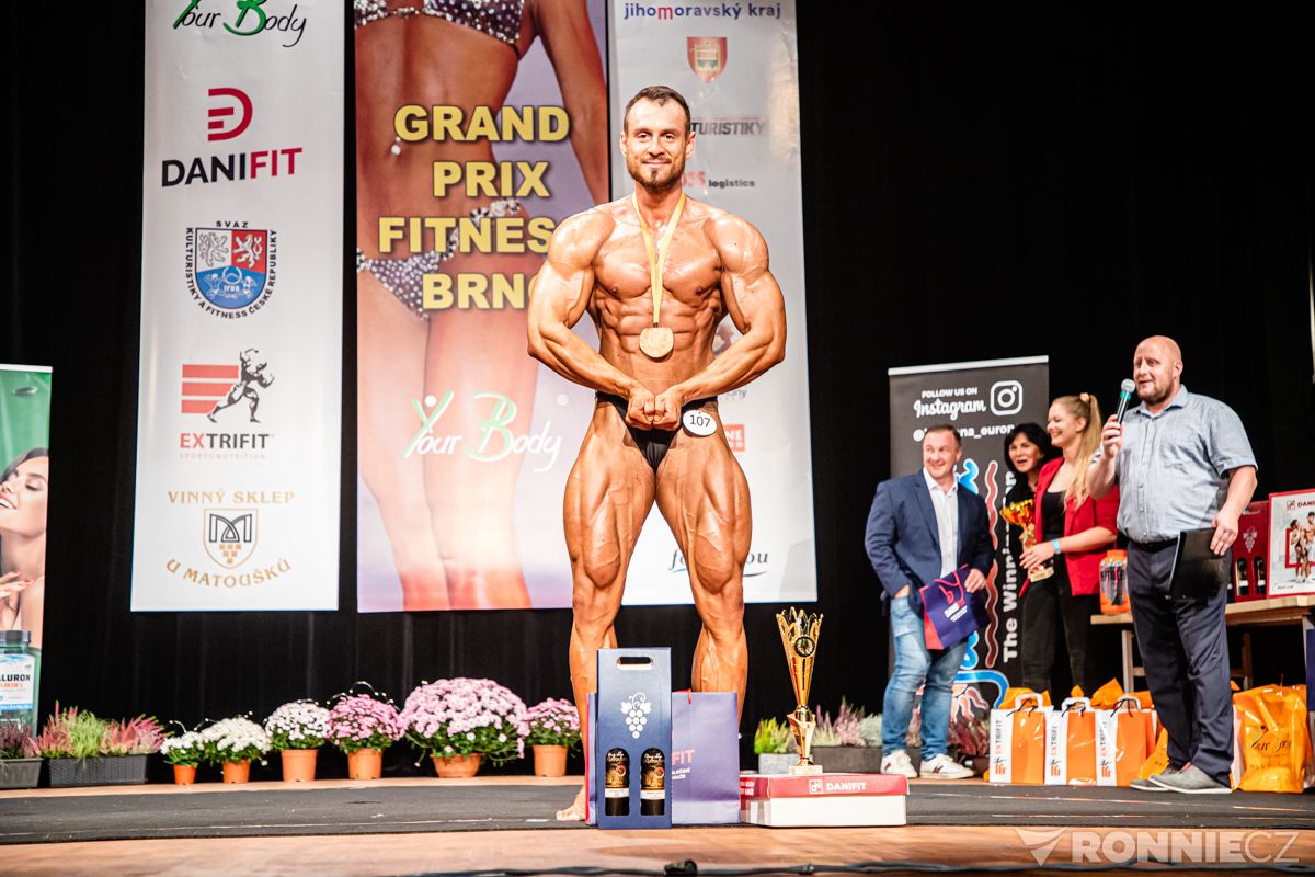 Grand Prix Fitness Brno 2022 - 1. m�sto v klasick� kulturistice nad 180 cm