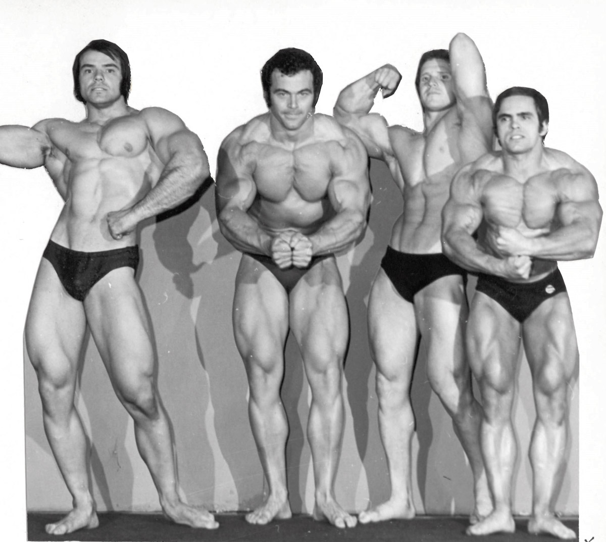  Mistrovstv� �ech 1976 - v�t�zov� kategori� Petr Stach, Alois Pek, Milan Popelka a Ji�� Hovorka (zleva) 