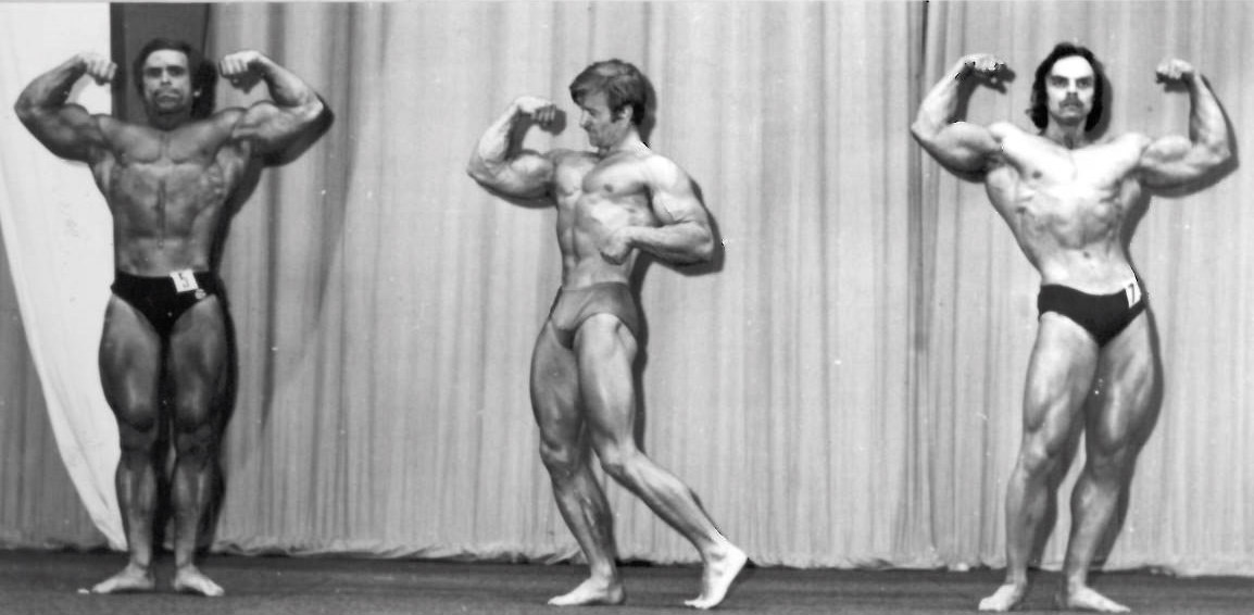 Mistrovstv� �eskoslovenska 1977 - Ji�� Hovorka, Jozef Ferkodi� a Robert Dantlinger (zleva)