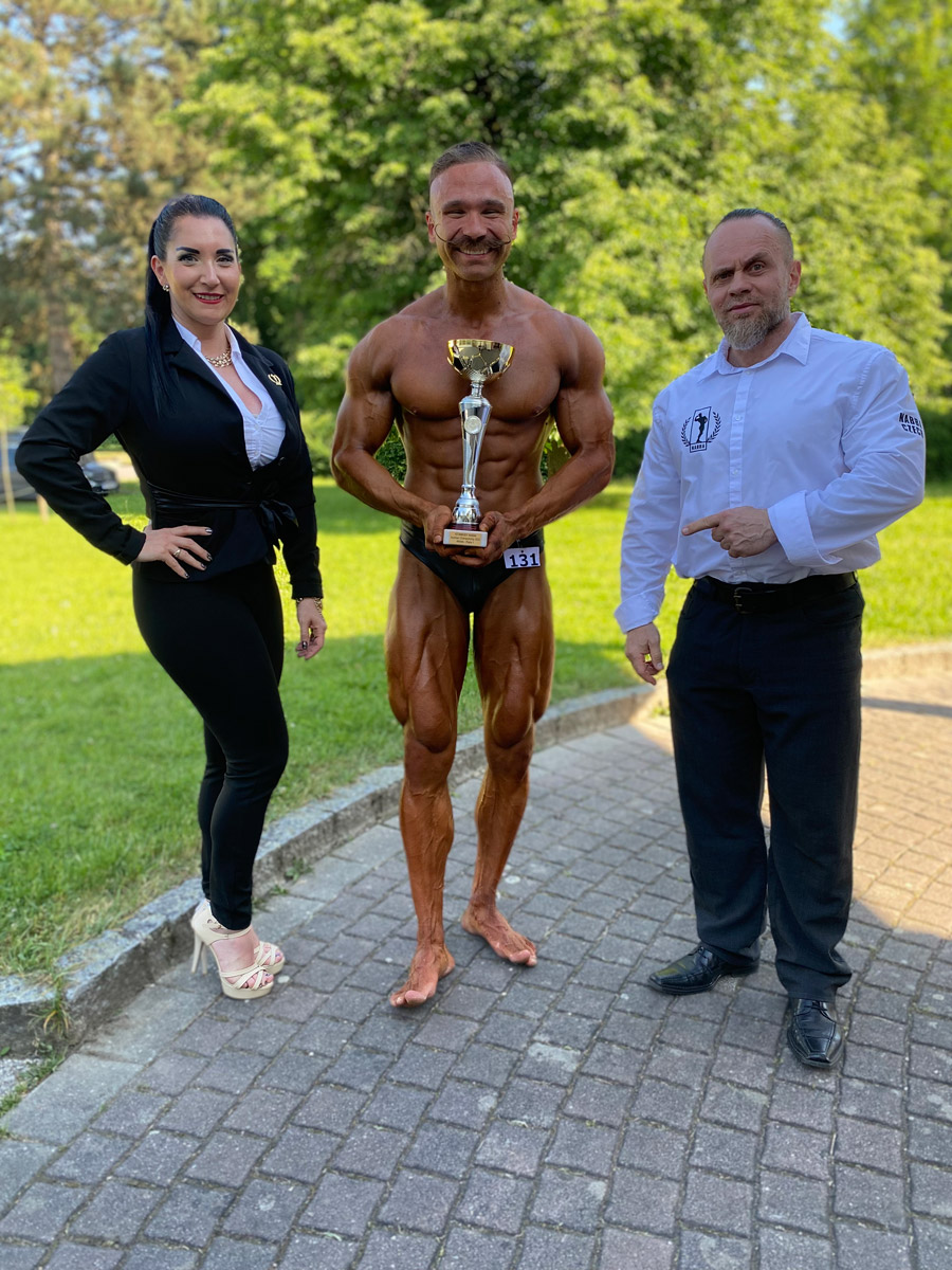Petr Pol�k na Atombody NABBA Austrian Championship 2023