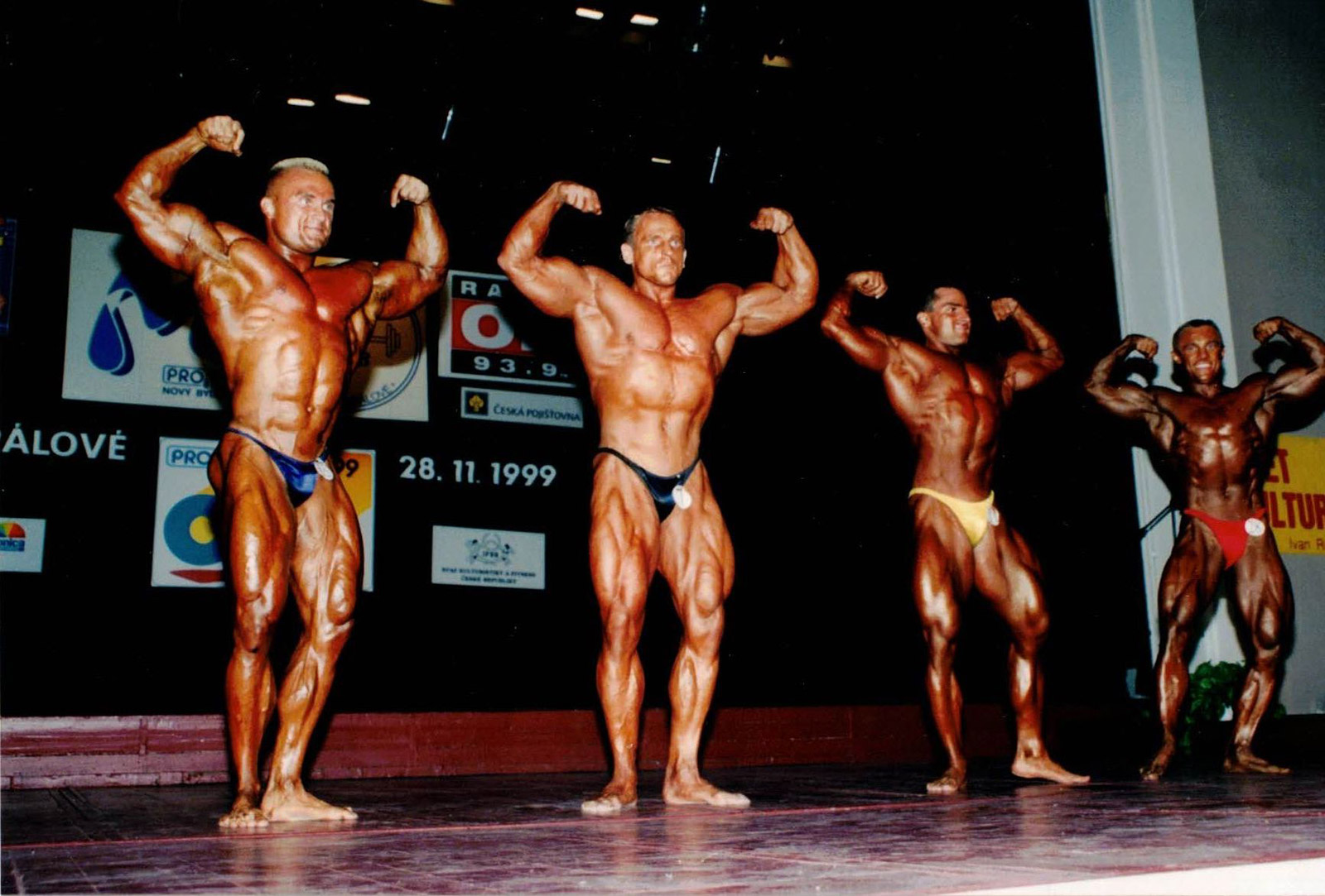 Promil Cup 1999 (absolutka - Richard �ada, Ladislav Kur��k, Radek Suchomel a v�t�z V�clav Kv��a)