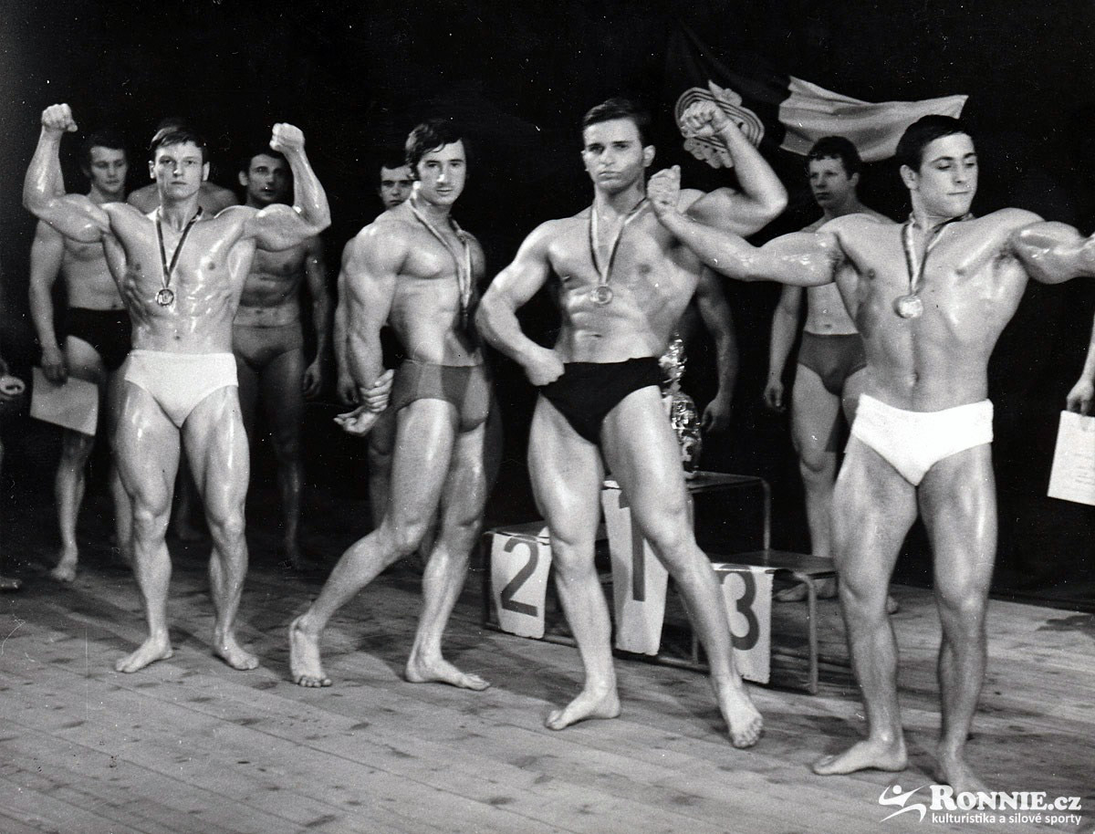 Mistrovstv� �SSR 1970 - Bob Div�lek, Milo� �najdr, Boris Plintovi� a Ladislav Kl�ri