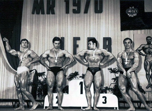 Mistrovstv� �SSR 1970 � Bob Div�lek, Pavel Nesn�dal, Milo� �najdr a Vlastimil Svoboda
