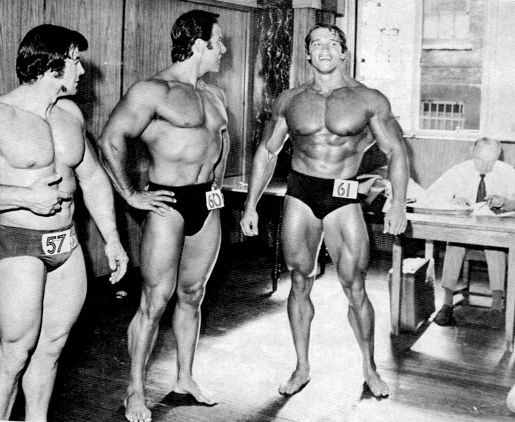 John Bubb, Reg Park, Arnold Schwarzenegger - Mr. Universe 1970
