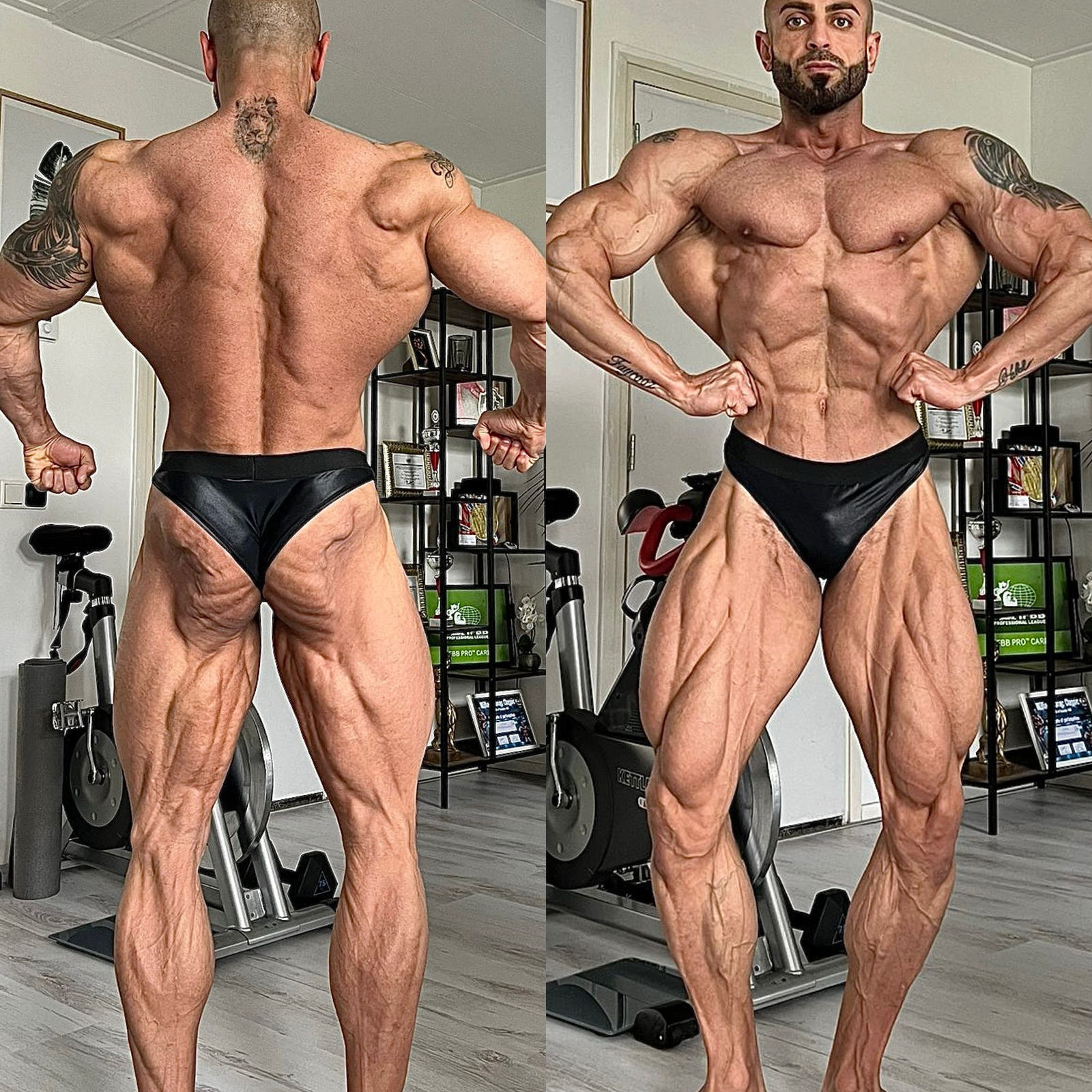 Hassan Alibrahim den p�ed Euro Muscle Show 2024