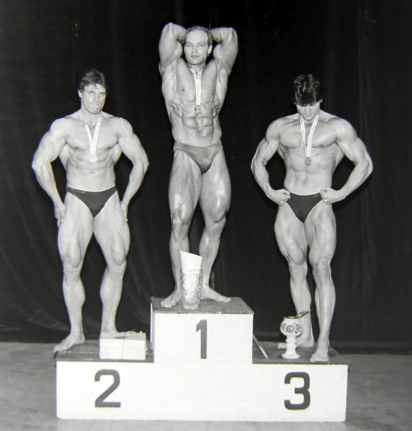 Milan Rolinec na Mistrovstv� �SSR 1985 v �esk�ch Bud�jovic�ch, 2. Peter Moln�r, 3. Miroslav Libi�
