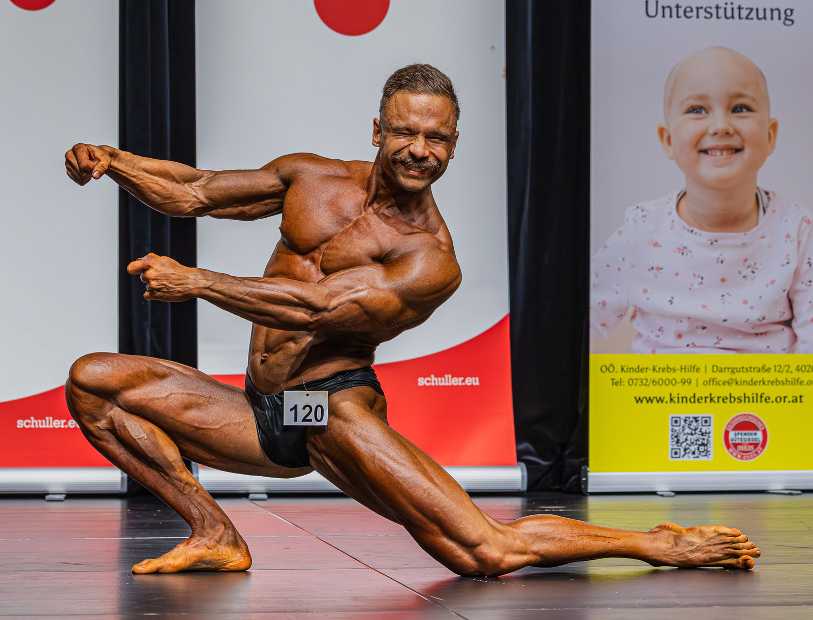 Petr Pol�k na NABBA Austrian Open 2024
