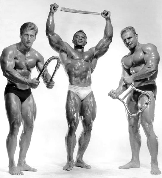 Frank Zane, Sergio Oliva a Chuck Sipes