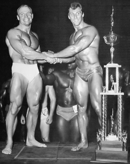 Chuck Sipes a Frank Zane na Mr. World 1968