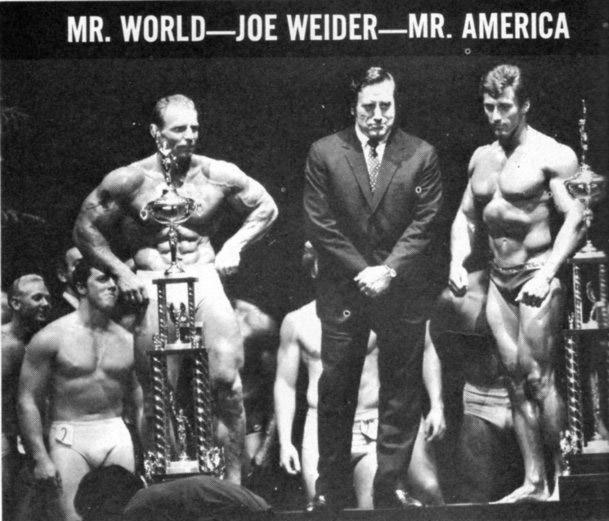 Chuck Sipes, Joe Weider a Frank Zane na Mr. World 1968