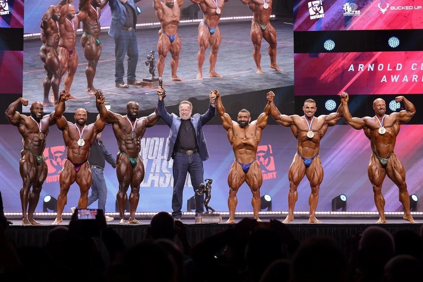Akim Williams, Jonathan Delarosa, Samson Dauda, Arnold Schwarzenegger, Hadi Choopan, Rafael Brandao,�James Hollingshead