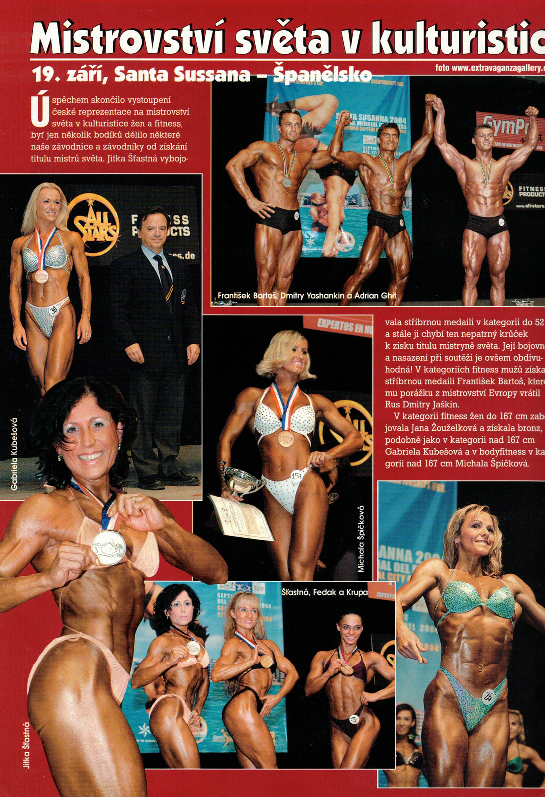  Jitka ��astn� na mistrovstv� sv�ta 2004 