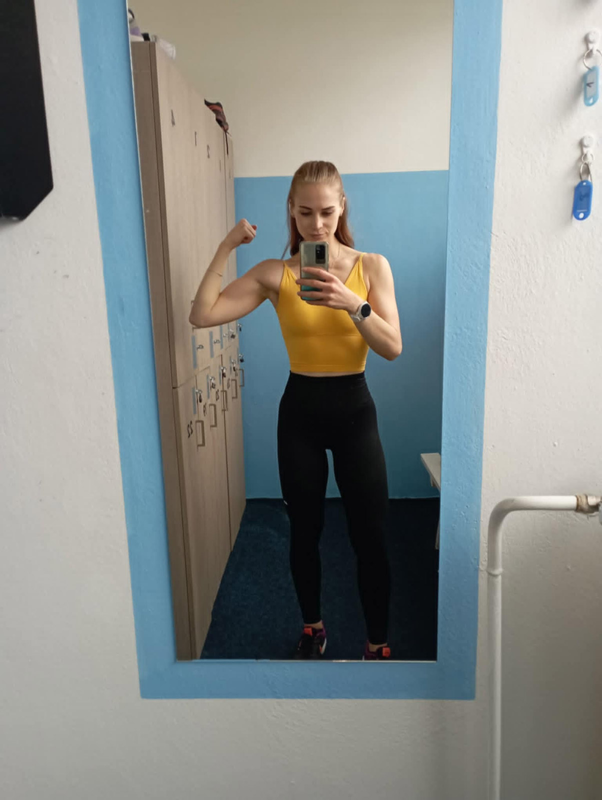 Veronika Li�kov� - p�ed za��tkem sout�n� p��pravy