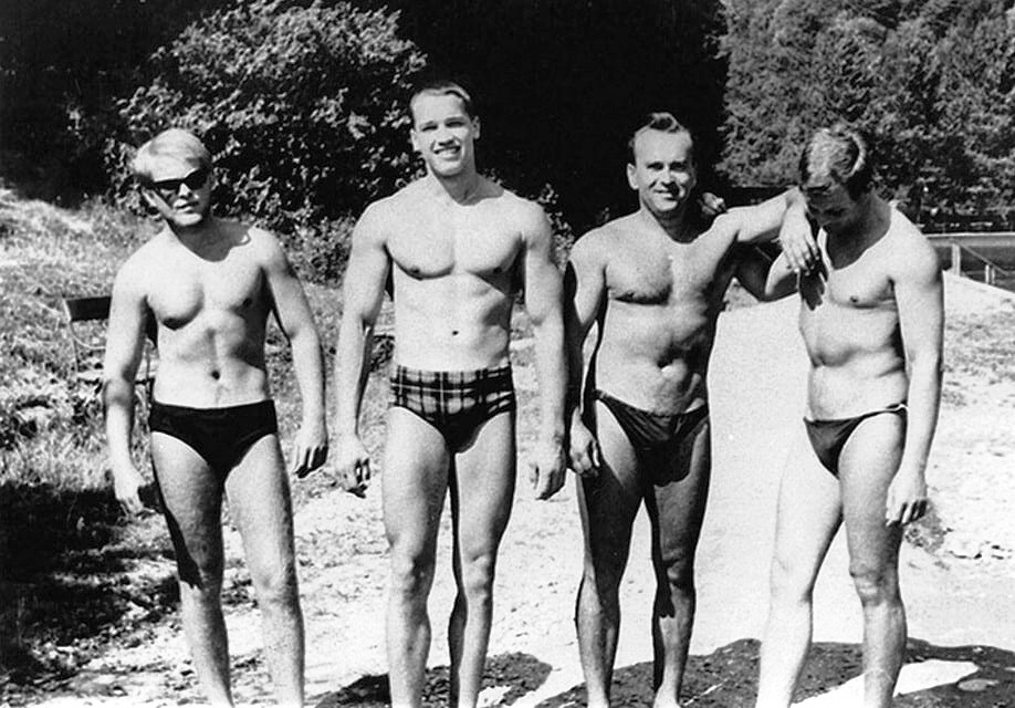 Karl Gerstl, Arnold Schwarzenegger a Willi Richter