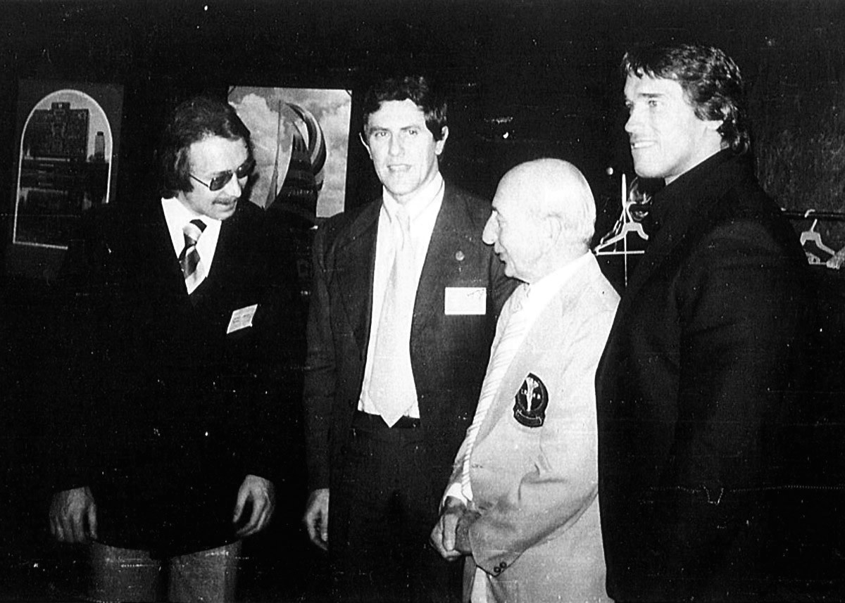 Albert Busek, Alexander Ba�insk� a Arnold Schwarzenegger (1976)
