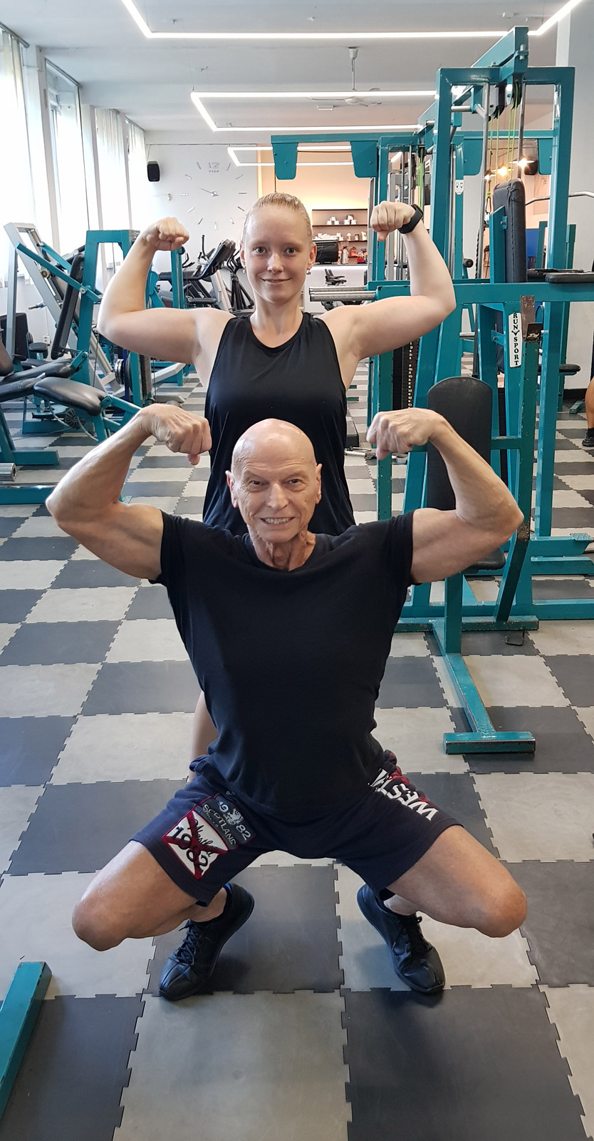 Bob Div�lek s dcerou Barborkou