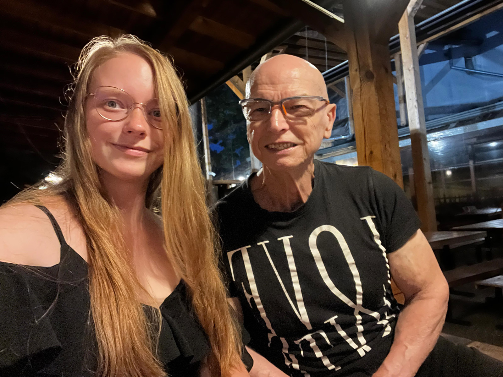 Bob Div�lek s dcerou Barborkou