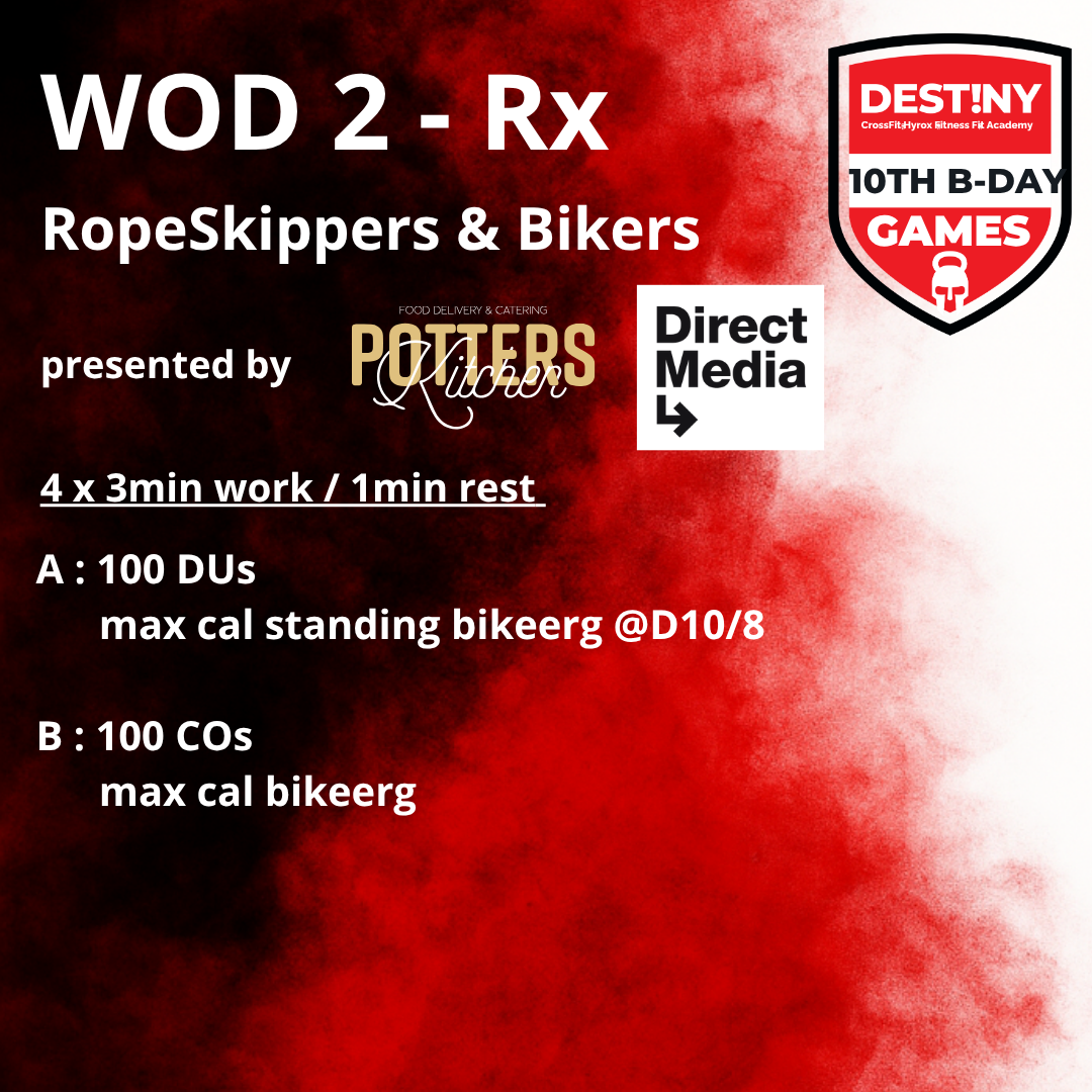 Rx verze workout� CFD B-Day Games