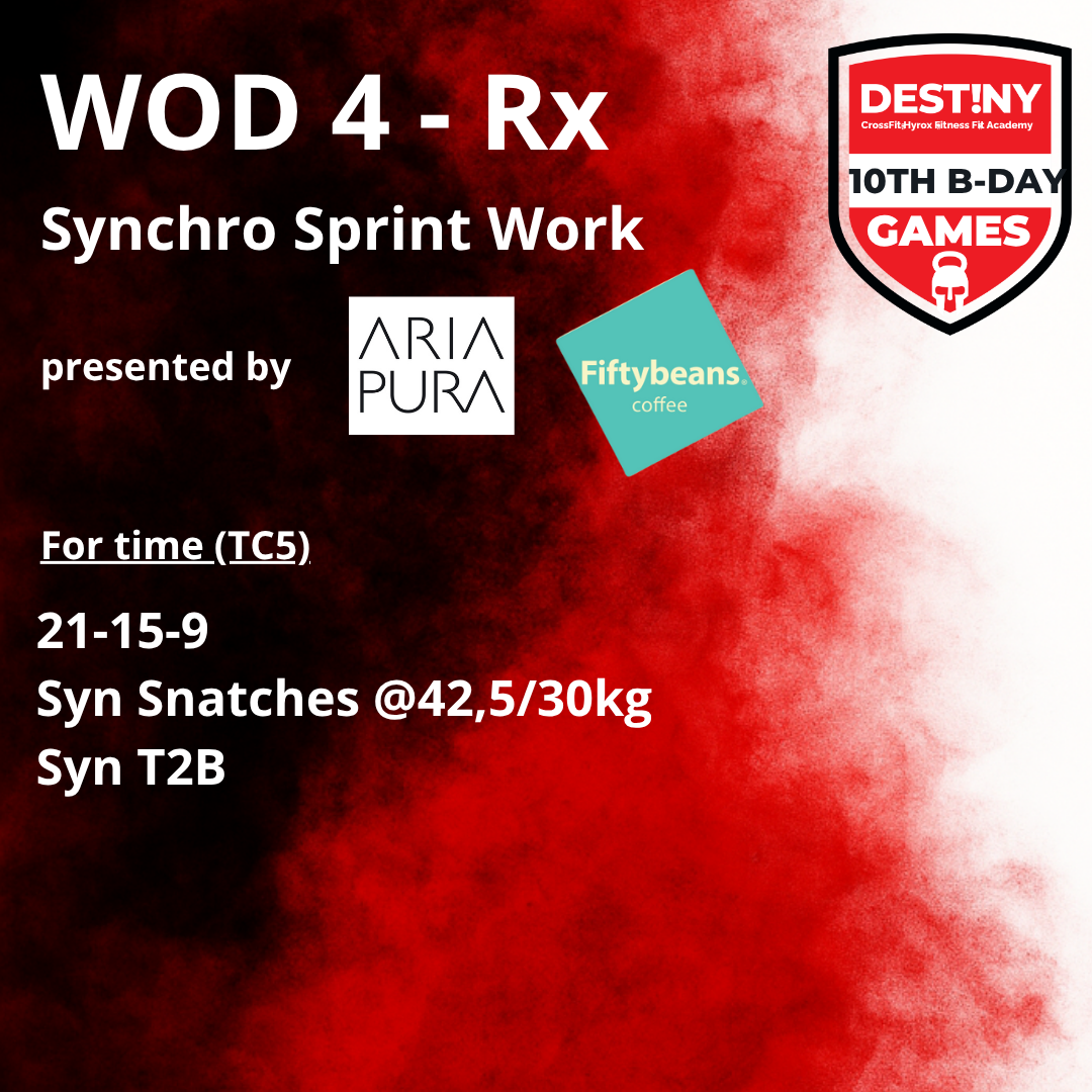 Rx verze workout� CFD B-Day Games