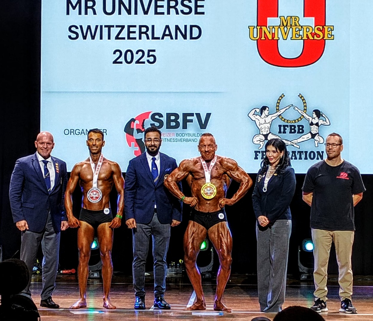 Patrik �er� na IFBB Mr. Universe Switzerland 2025