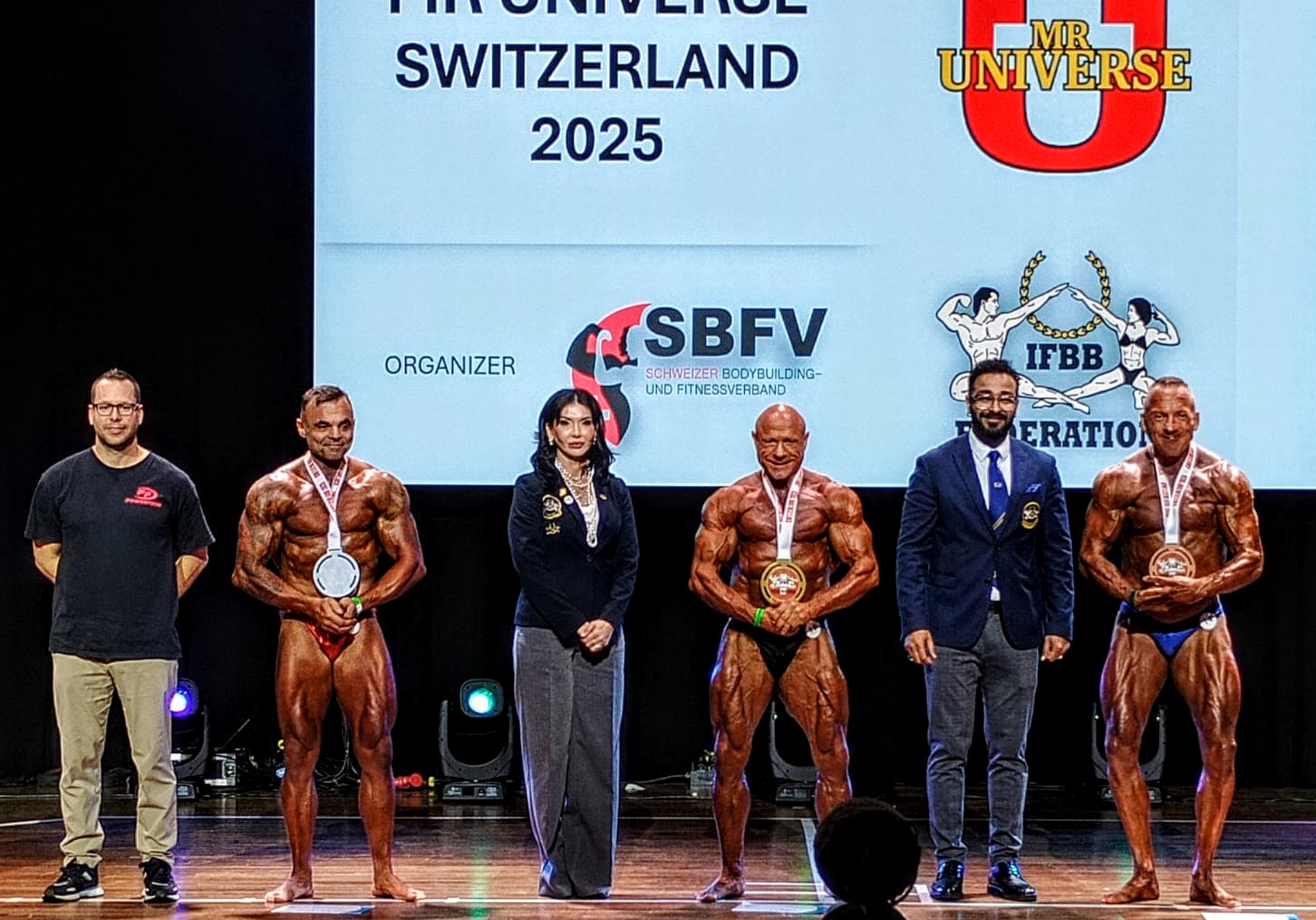 Patrik �er� na IFBB Mr. Universe Switzerland 2025