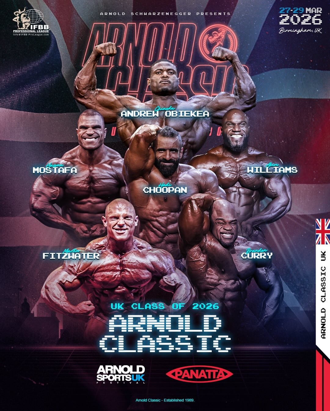 Z�vodn�ci pozvan� k ��asti na Arnold Classic UK 2026 v kulturistice mu�� open�