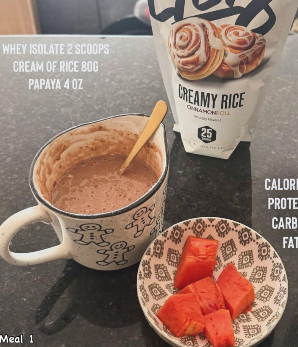 Bryan Blacio, IFBB Pro men�s physique (2950 kcal)