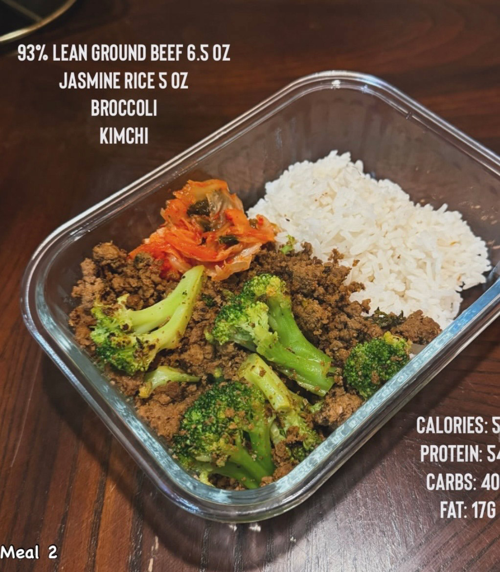 Bryan Blacio, IFBB Pro men�s physique (2950 kcal)