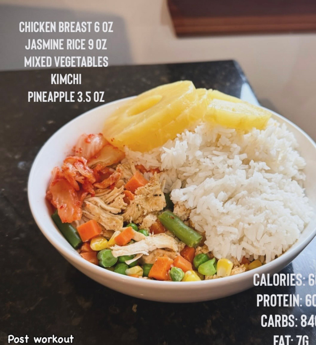 Bryan Blacio, IFBB Pro men�s physique (2950 kcal)
