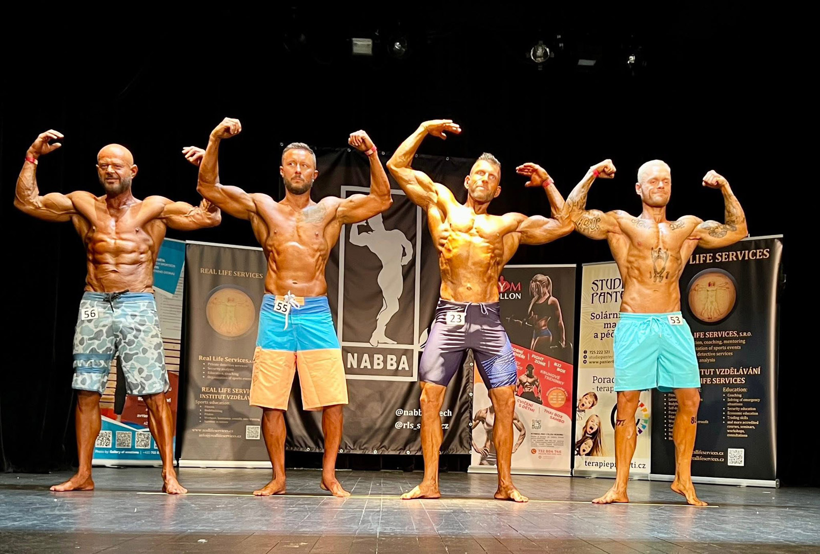 Jan �enfeld na NABBA Czech Championship 2026