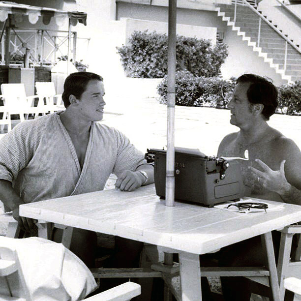Arnold Schwarzenegger a Joe Weider - prvn� interview