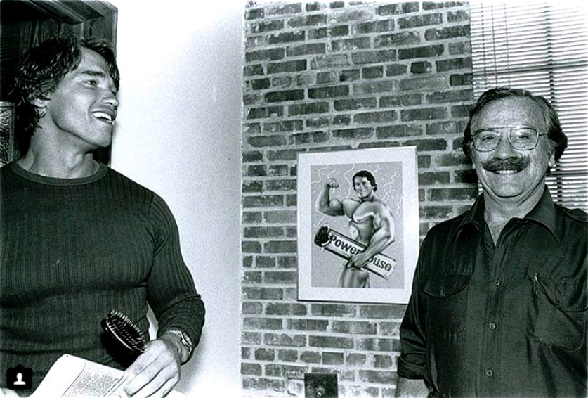 Arnold Schwarzenegger a Joe Weider