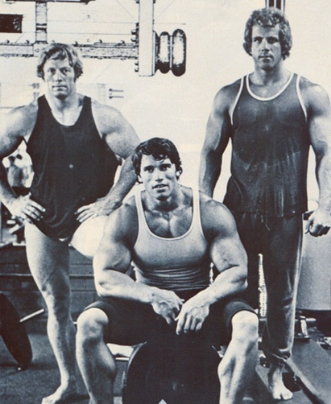 Ken Waller, Arnold Schwarzenegger a Ric Drasin