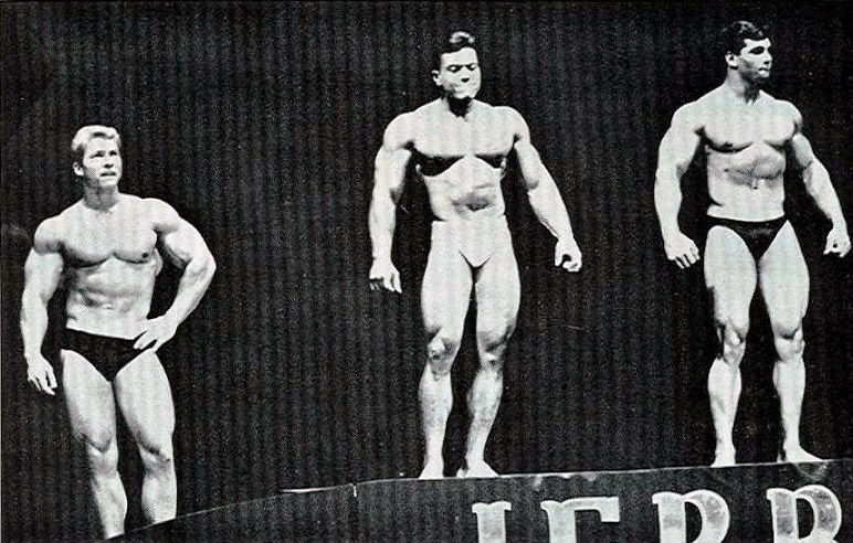 Larry Scott, Sergio Oliva, Harold Poole (1966)