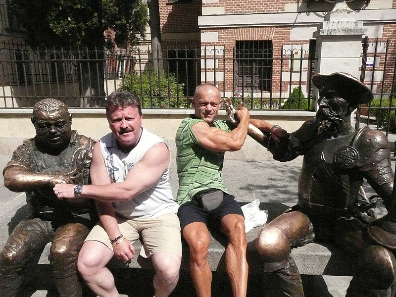 Don Quijote, kmotr, Michal a Sancho Panza